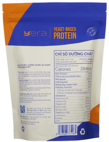 YERA Yeast based protein - TÚI 830g