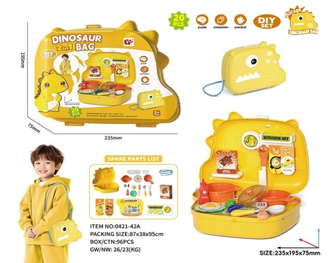 Ba lô khủng long - Bộ đồ chơi định hướng nghề nghiệp