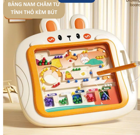 Bảng xếp hạt nam châm từ tính hình thỏ