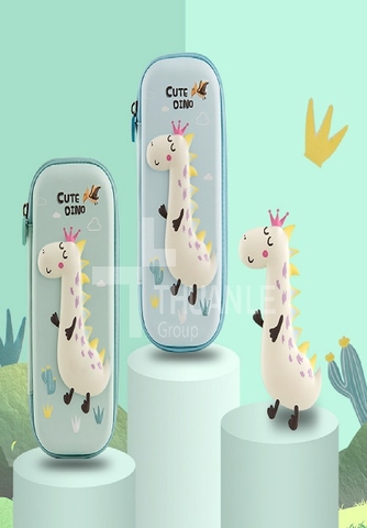 Hộp Đựng Bút Bằng EVA hoạt tiết Cừu Alpaca đáng yêu 3D Dễ Thương 6693