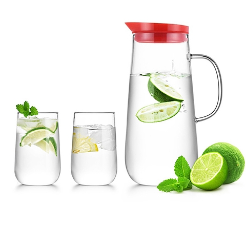 Bộ bình 2 ly thủy tinh