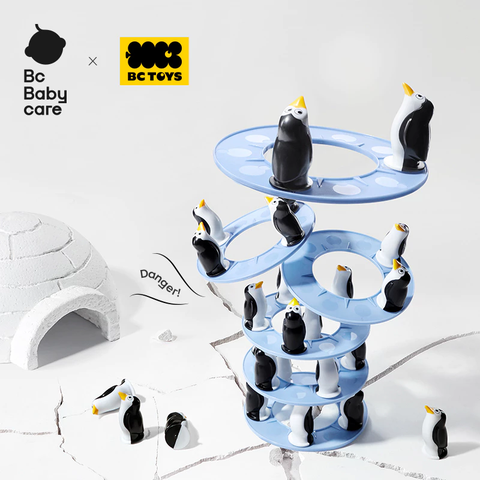Bộ đồ chơi xếp tháp chim cánh cụt cho bé BcBabycare