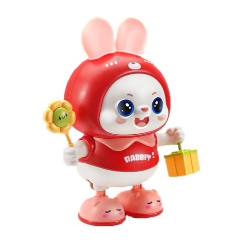 Đồ chơi thỏ robot nhảy múa theo nhạc và đèn