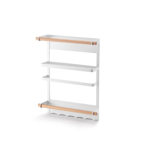 Kệ Treo Từ Tính Magnetic Side Shelf LocknLock Size M - Màu Trắng - LWR159WHT
