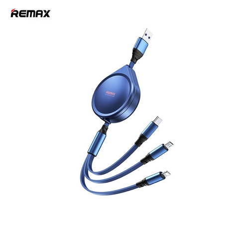 REMAX Drip Series 15W Retractable 3-in-1 Fast Charging Cable RC-C018