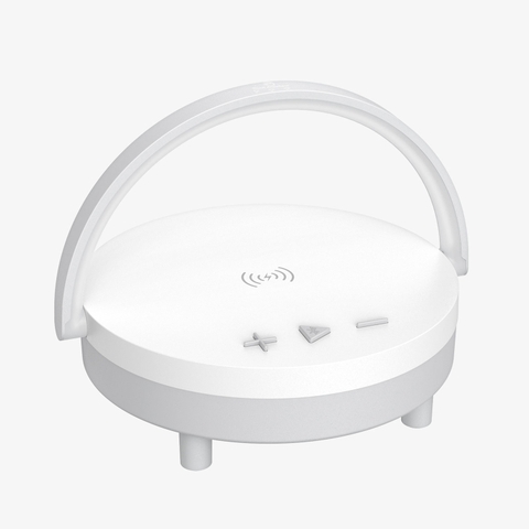 Loa Bluetooth tích hợp sạc không dây và đèn ngủ BWOO WL-17