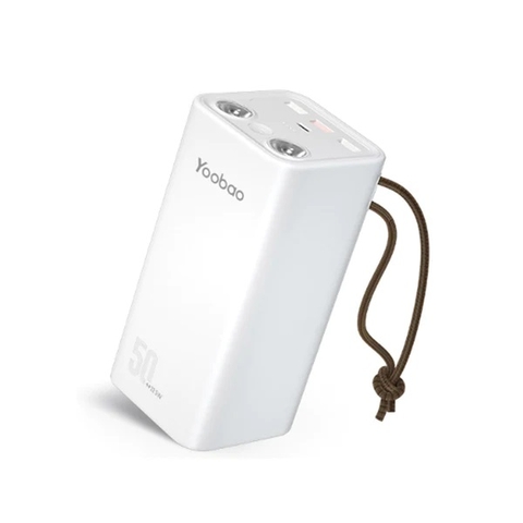 Sạc dự phòng Yoobao sạc nhanh H5 SCP22.5W/PD20W 50000mAh Ultra-High Capacity PD Charger; Type-C Input/Three Output/LED Flashlight; Executive Quick Charging Power Bank