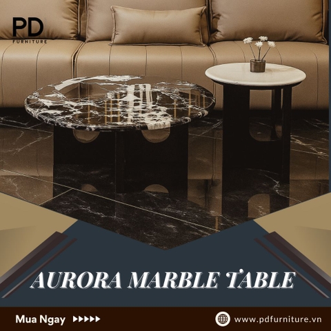 Bàn Trà Aurora Marble
