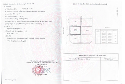 A496 - ô 02.Bt1. Quy hoạch trường tiểu học Quang trung - khu 9. Quang trung - Uông Bí