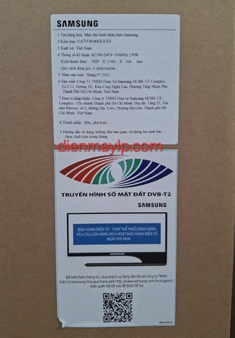 Smart Tivi Samsung 4K 85 Inch UA85U8500F