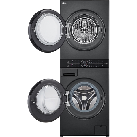 Tháp giặt sấy LG WashTower Inverter giặt 14 kg - sấy 10 kg WT1410NHB