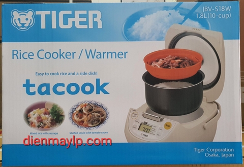 Nồi cơm điện tử Tiger 1.8 lít JBV-S18W