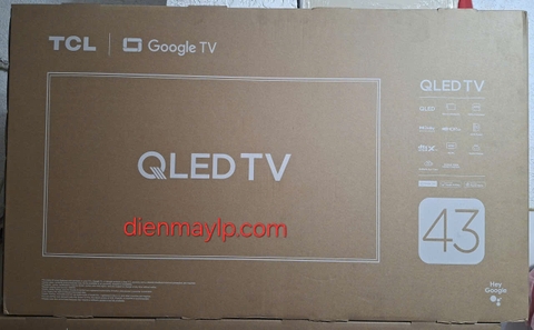 Google Tivi TCL QLED 4K 43 Inch 43P7K