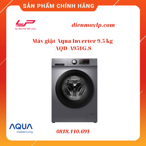 Máy giặt Aqua Inverter 9.5 kg AQD-A951G S