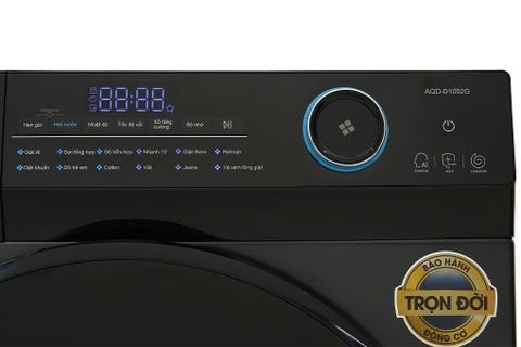 Máy giặt Aqua Inverter 10 kg AQD- D1002G BK