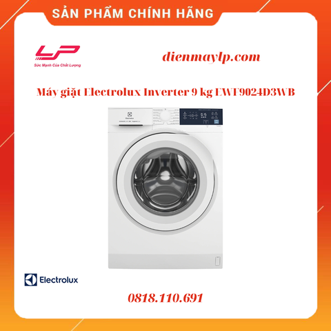 Máy giặt Electrolux Inverter 9 kg EWF9024D3WB