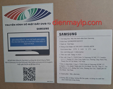 Smart Tivi Samsung Neo QLED 4K 98 Inch QA98QN90F