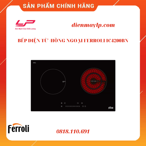 BẾP ĐIỆN TỪ -HỒNG NGOẠI FERROLI IC4200BN