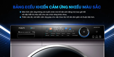 Máy giặt Aqua Inverter 10 kg AQD- DD1001G PS