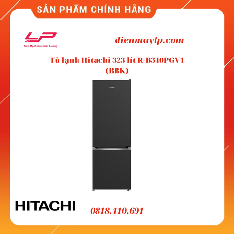 Tủ lạnh Hitachi 323 lít R-B340PGV1 BBK