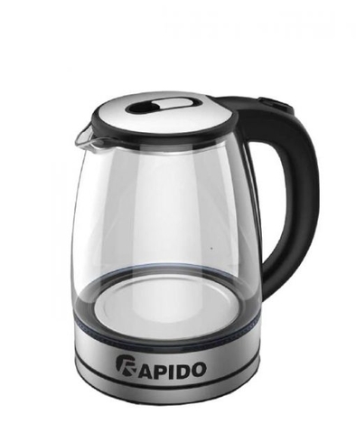 BÌNH ĐUN SIÊU TỐC THỦY TINH RAPIDO RK1818 1.8L