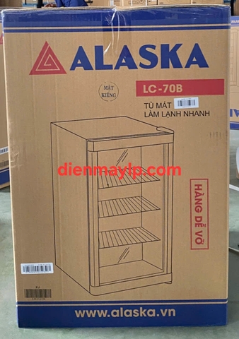 Tủ mát ALASKA LC-70B 70 Lít Màu Đen
