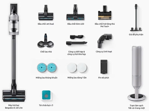 Máy hút bụi không dây Samsung VS80F28DBP/SV