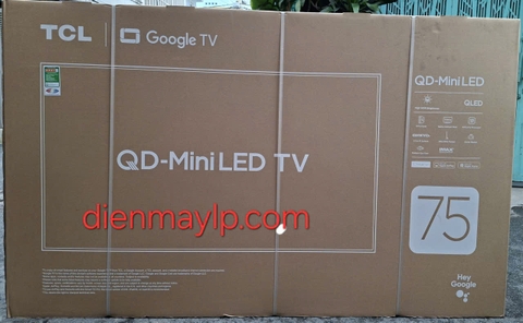 Google Tivi TCL QD-Mini LED 4K 75 Inch 75C6K