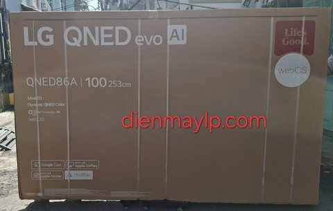 Smart Tivi LG QNED Evo AI 4K 100 Inch 100QNED86AS