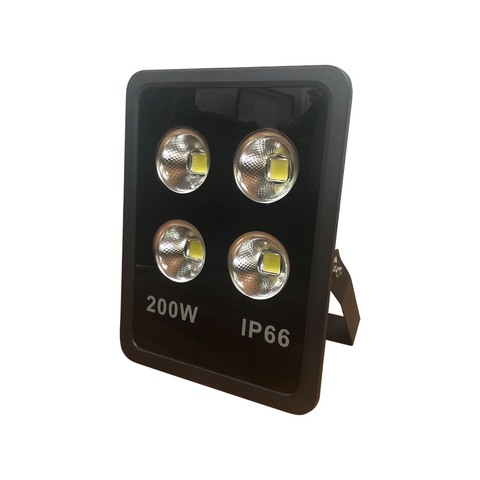 Đèn pha tròn vuông LED ngoài trời 200W - IP65 (4*50w)