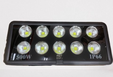 Đèn pha mắt tròn led ngoài trời 500W 10 mắt AGT-DPT500