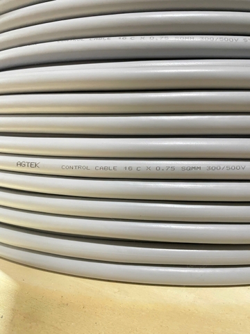 Không lưới 16x0.75 - Dây cáp điều khiển không lưới RVVP 16x0.75 AGTEK