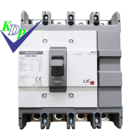 Attomat khối ABN 204C 4P 250A 30KA