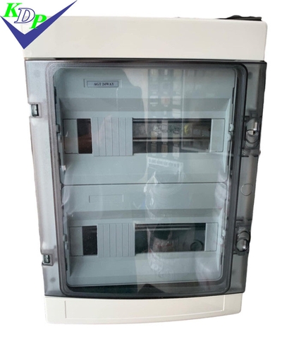 Tủ nhựa nổi 24 át AGT-24WAY IP65 Chống nước
