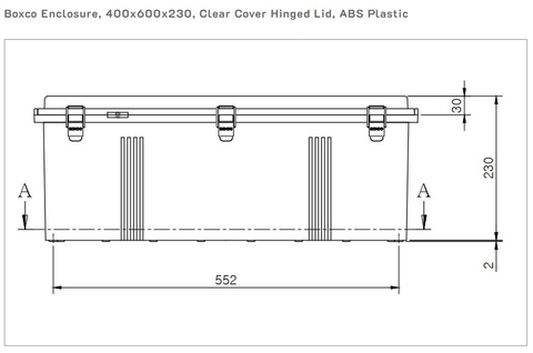 Tủ điện nhựa chống thấm BC-AGP-406023 Boxco