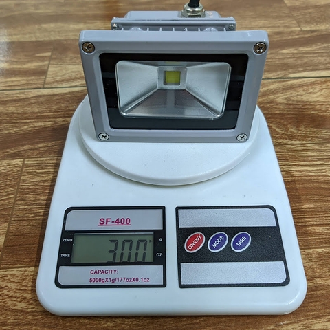 Đèn pha rọi xám ngoài trời 10W - hộp nguồn sau (1*10w)