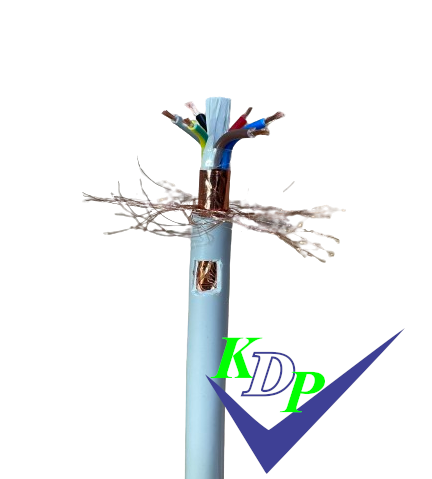 Có lưới 10x0.5 - Dây cáp điều khiển có lưới chống nhiễu RVVP 10x0.5 AGTEK