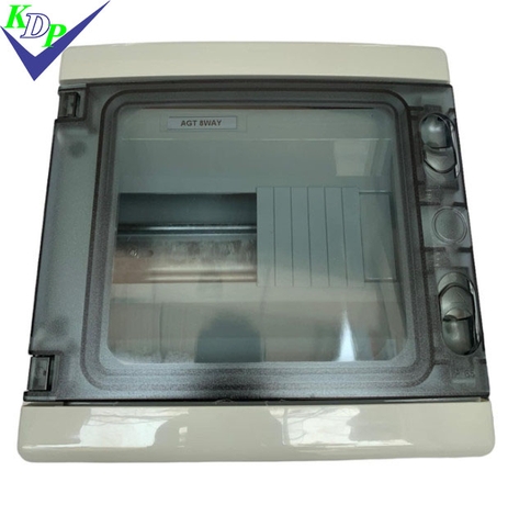 Tủ nhựa nổi 8 át AGT-8WAY IP65 Chống nước