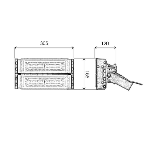 Đèn pha module SMD Bridgelux - 100W (50w*2)