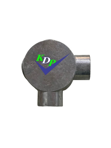 Hộp chia 2 ngả góc ống thép trơn phi 20- 3/4
