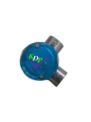 Hộp chia 2 ngả góc ống thép trơn phi 20- 3/4