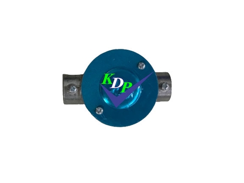 Hộp chia 2 ngả thẳng ống thép trơn phi 32- 1' 1/4