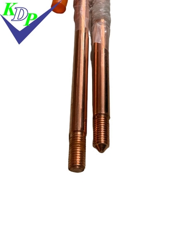 Cọc tiếp địa mạ đồng phi 16 dài 2.4m HEX ấn độ