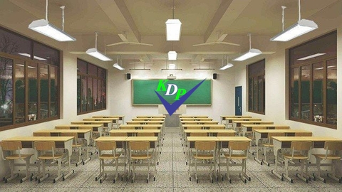 Máng đèn treo xưởng- học đường AGT