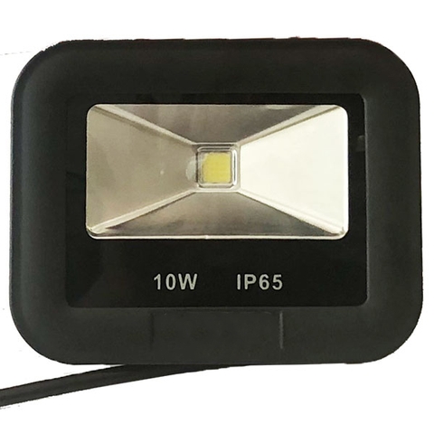 Đèn pha LED ngoài trời 10W - IP65 pha tròn chóa rộng (1*10w)
