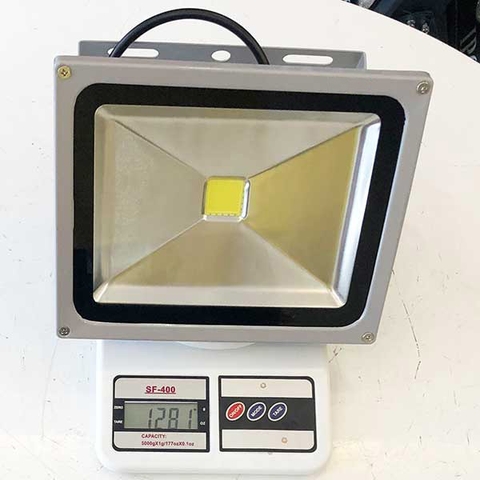 Đèn pha rọi xám ngoài trời 30W - hộp nguồn sau (1*30w)