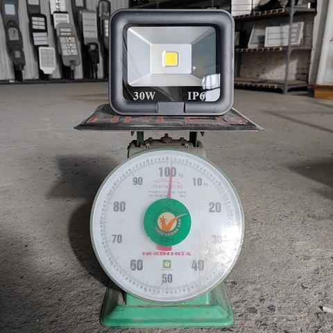 Đèn pha LED ngoài trời 30W - IP65 pha tròn chóa rộng (1*30w)