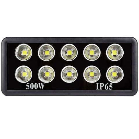 Đèn pha LED ngoài trời 500W - IP65 pha tròn (10*50w)