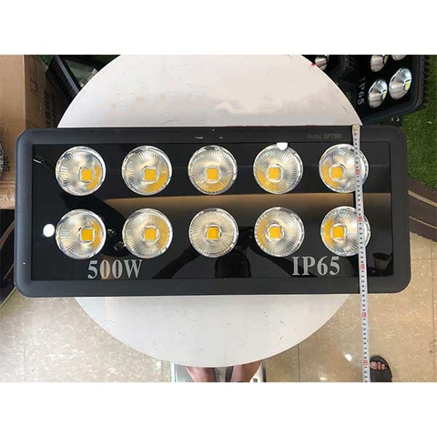 Đèn pha LED ngoài trời 500W - IP65 pha tròn (10*50w)
