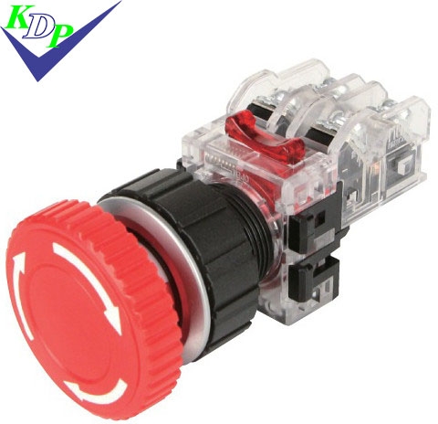 Dừng khẩn giữ Hanyoung MRE-TR1R 22mm 1NO+1NC